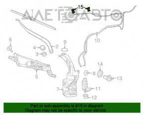 Injectoarele de spălare a parbrizului Jeep Cherokee KL 14- nou OEM original