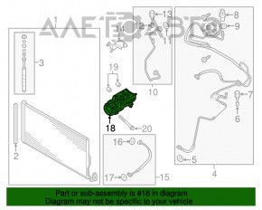 Compresorul de aer condiționat pentru Porsche Cayenne 958 11-17 Hybrid