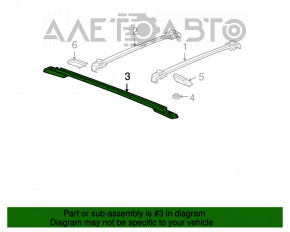 Bara longitudinală dreapta Dodge Journey 11- negru