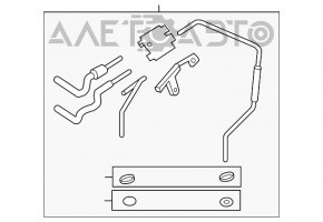 Supapa de control a sistemului de răcire a cutiei de viteze automată Ford Fusion mk5 17-20 1.5t