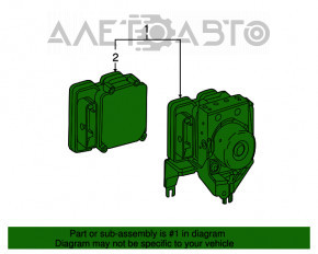 ABS ABS Mercedes GLA 15-20 sub radar