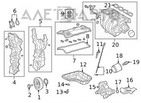 Capac supapă Lexus UX200 19-