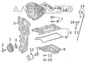 Capota motorului frontal Lexus UX200 UX250h 19-