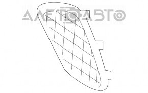 Grila bara fata stanga Mercedes GLA 15-17 noua originala OEM