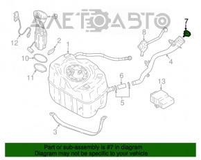 Capacul gurii de umplere a combustibilului BMW 5 G30 18- 530e hibrid