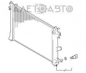 Радиатор охлаждения вода Lexus UX200 19-20
