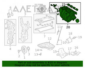 Colector de admisie Lexus UX200 19-