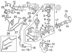 Supapa solenoidă Porsche Cayenne 958 11-17 Hibrid nou OEM original