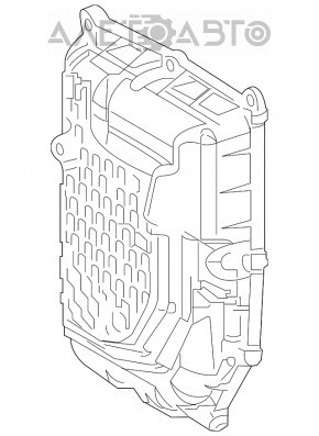 Panoul transmisiei automate Toyota Highlander 20-22 3.5 nou original OEM