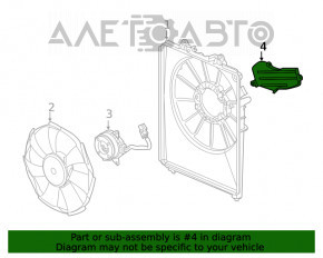 Защита мотора вентилятора охлаждения Honda Accord 18-22 1.5T 2.0Т