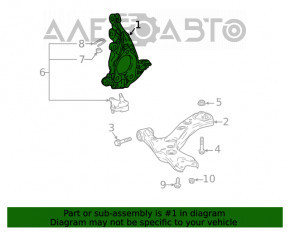 Capacul frontal stânga Lexus UX200 UX250h 19-