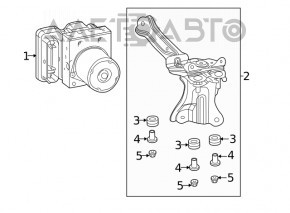 Suport ABS ABS Lexus UX200 19-