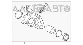 Suport spate dreapta Lexus UX200 UX250h 19- electric