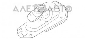 Suportul de brat longitudinal din spate dreapta pentru Lexus ES300h ES350 19- FWD