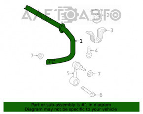 Stabilizator spate pentru Lexus UX200 UX250h 19- FWD