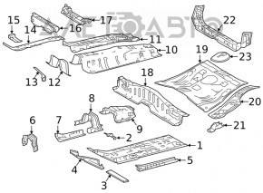 Cutia portbagajului Lexus UX200 19-