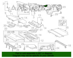 Накладка обшивки арки правая RX300 RX330 RX350 RX400h 04-09 беж