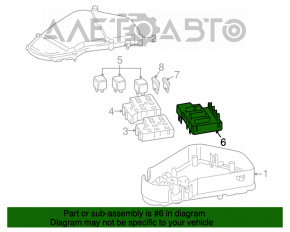 Blocul de siguranțe sub capotă Audi Q7 4L 10-15