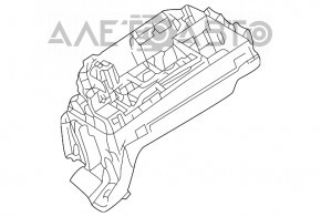 Корпус блока предохранителей подкапотный левый Lexus UX200 19-