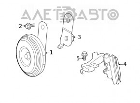 Semnal sonor Lexus UX200 UX250h 19-