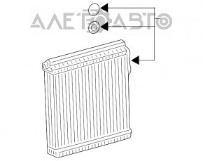 Evaporatorul Lexus UX200 19-