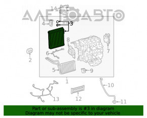 Evaporatorul Lexus UX200 19-