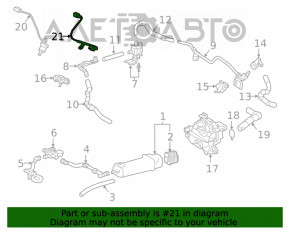 Sonda lambda a doua pentru Lexus UX200 UX250h 19-