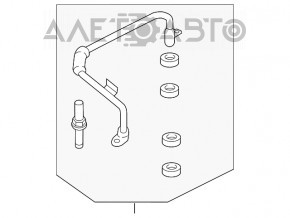Трубка системы охлаждения АКПП выпуск Ford Fusion mk5 17-20 1.5Т, 2.0Т