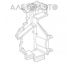 Grila radiator stânga Toyota Venza 21- nouă mică OEM originală