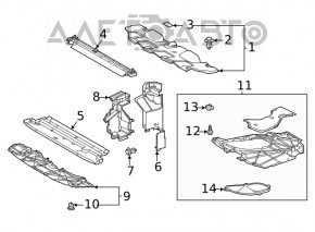 Grila radiator stânga Toyota Venza 21- nouă mică OEM originală