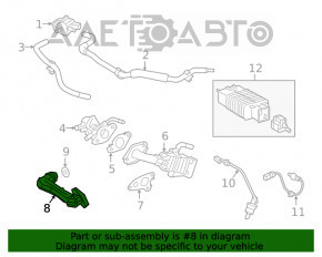 Supapa EGR a Toyota Venza 21-22.