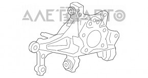 Capacul spate dreapta Toyota Venza 21- AWD