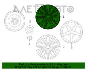 Диск колесный R18 x 7J Toyota Venza 21- LE