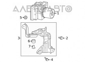 Suport ABS Toyota Venza 21-