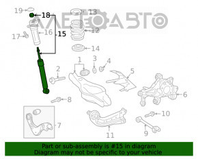 Amortizor spate dreapta Toyota Venza 21- AWD