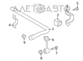 Stabilizator spate Toyota Venza 21- AWD