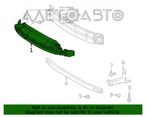 Absorbantul de bara fata superioara Toyota Venza 21- nou original OEM