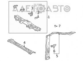 Suport TV de sus Toyota Venza 21 - nou original OEM