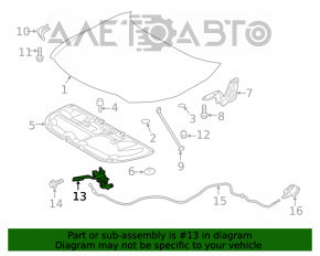 Capota Toyota Venza 21- cu senzor nou OEM original.