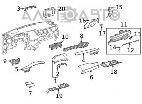 Husa genunchi sofer Toyota Venza 21- neagra, cusaturi