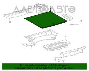 Capacitatea portbagajului Toyota Venza 21 este de culoare neagră, Limited, XLE