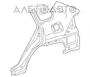 Aripa spate stânga Toyota Venza 21-