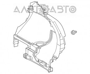 Capotă arc stânga Toyota Venza 21- neagră fără subwoofer.