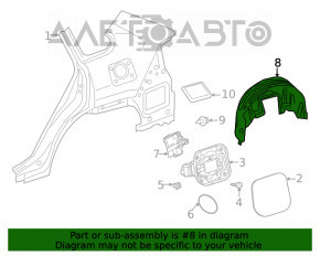 Aripa spate dreapta Toyota Venza 21-