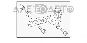 Mecanismul mânerului ușii din spate dreapta pentru Toyota Venza 21-