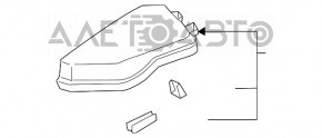 Крышка блока предохранителей подкапотная левая Toyota Venza 21-