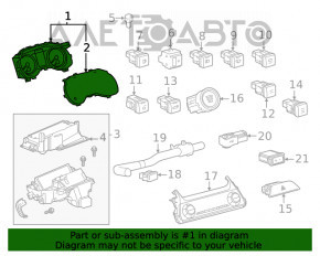 Panoul de instrumente al Toyota Venza 21 - ecran de 4,2"