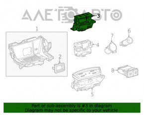 Кнопка паркинга Toyota Venza 21-22