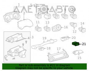 Hub USB, AUX Toyota Venza 21- fără capac