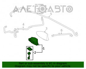 Corpul antenei aripioare Toyota Venza 21-